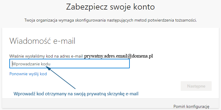 uzytkownik autoryzacja kod adres e mail